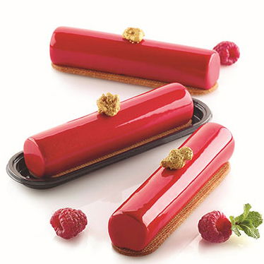 Forma Silicon Cylindre Monoportii 12.6 x 2.7 x H 2.7 cm, 10 Tavite + Decupator [6]