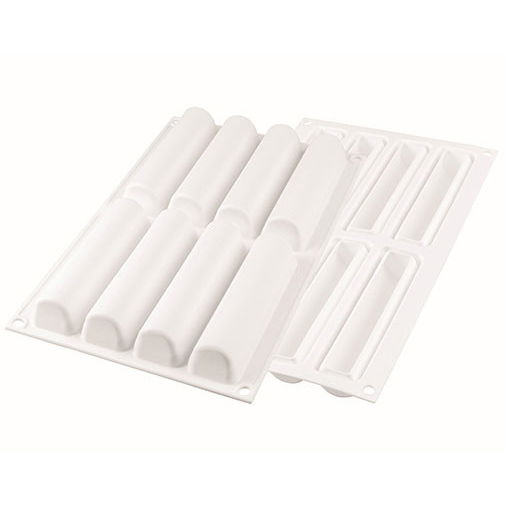 Forma Silicon Cylindre Monoportii 12.6 x 2.7 x H 2.7 cm, 10 Tavite + Decupator [3]