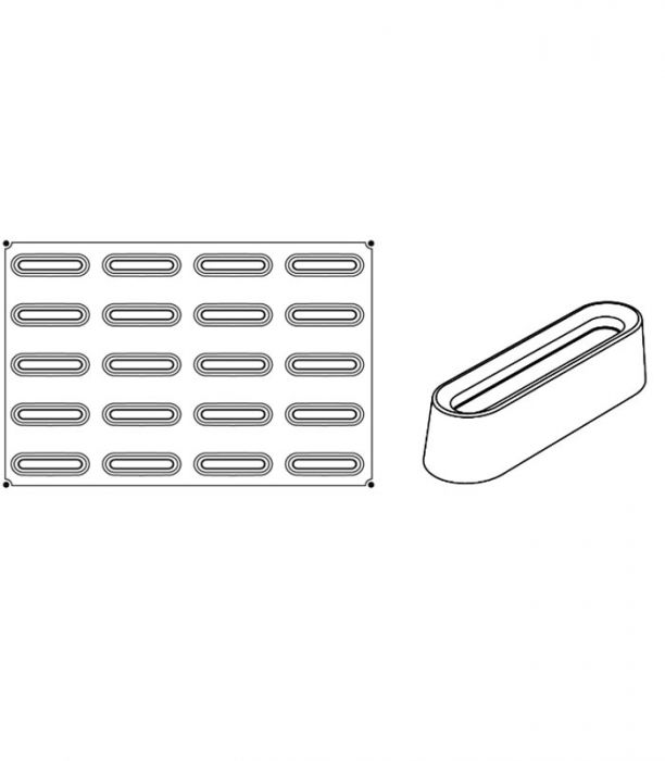 Forma Silicon Deco, Monoportii 5.8 x 5.8 x h 4 cm, 100 ml, 12 cavitati [2]