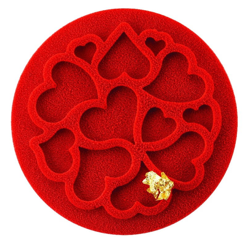 Forma Silicon Decor Mini Love Ø 6 x H 0.2 cm, 12 ml, 6 cavitati [1]