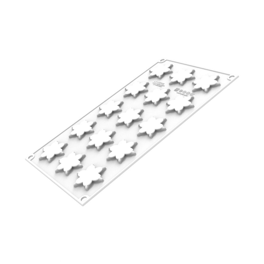 Forma Silicon Decor Top/Insertie, Corollas Floral Ø 4.5 x H 0.6 cm, 15 cavitati, 4 ml [4]