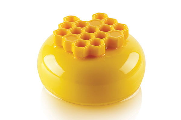 Forma Silicon Decor Top/Insertie, Fagure Ø 4.5 x H 0.8 cm, 15 cavitati (MIEL 8) [1]