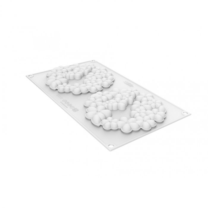 Forma Silicon Decor Top/Insertie Flora Ø 14 x H 1 cm, 2 cavitati, 80 ml [1]
