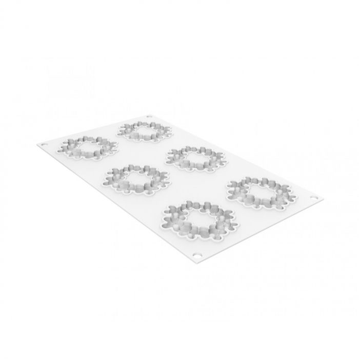 Forma Silicon Decor Top/Insertie Flora Ø 7.5 x H 0.75 cm, 6 cavitati, 19 ml [3]