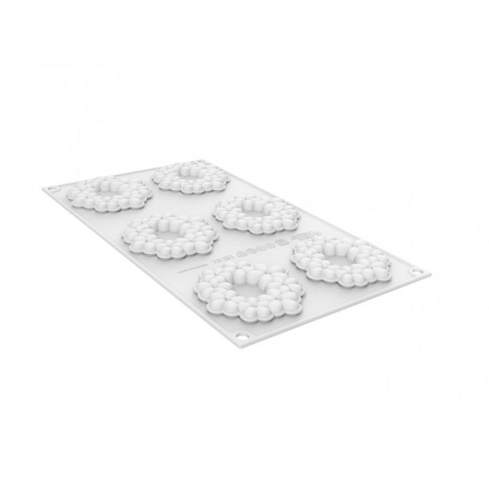 Forma Silicon Decor Top/Insertie Flora Ø 7.5 x H 0.75 cm, 6 cavitati, 19 ml [1]