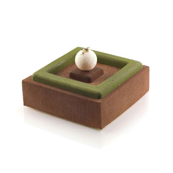 Forma Silicon Decor Top/Insertie, Patrat 4 x 4/26 x 26 x H 2 cm [1]