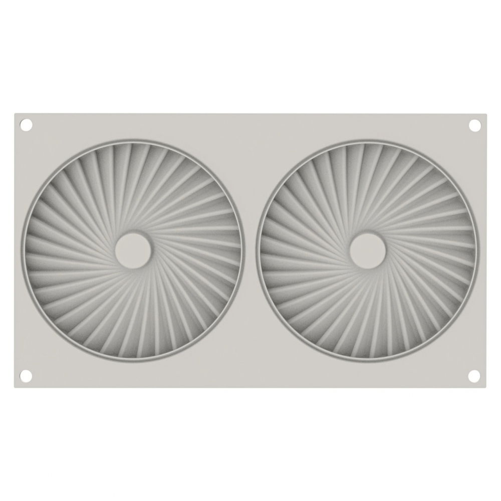 Forma Silicon Decor Top/Insertie, Skirt Ø 14 x H 1 cm, 2 cavitati, 100 ml [2]