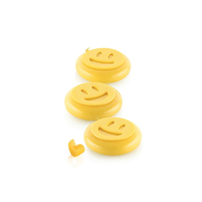 Forma Silicon Decor Top/Insertie, Smiley Face Ø 5 x H 0.2 cm, 7 cavitati, 2 ml [1]