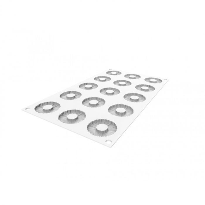 Forma Silicon Decor Top/Insertie Tutu Ø 4.5 x H 0.65 cm, 15 cavitati, 7 ml [3]