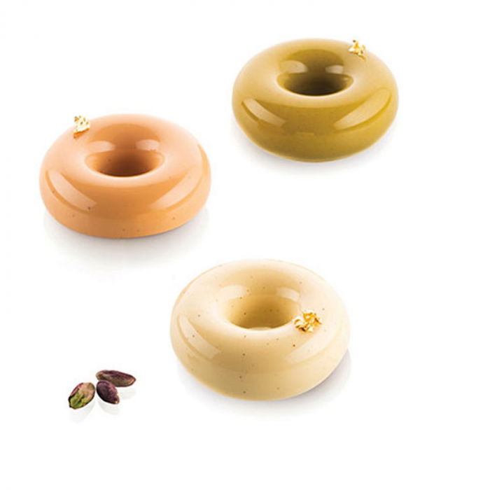 Forma Silicon Donuts Ø 7.2 x H 2.7 cm, 6 cavitati, 80 ml [1]