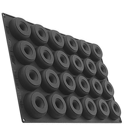 Forma Silicon Donuts Monoportii Ø 8.5 x h 2.9 cm, 24 cavitati, 133 ml (SQ059) [2]