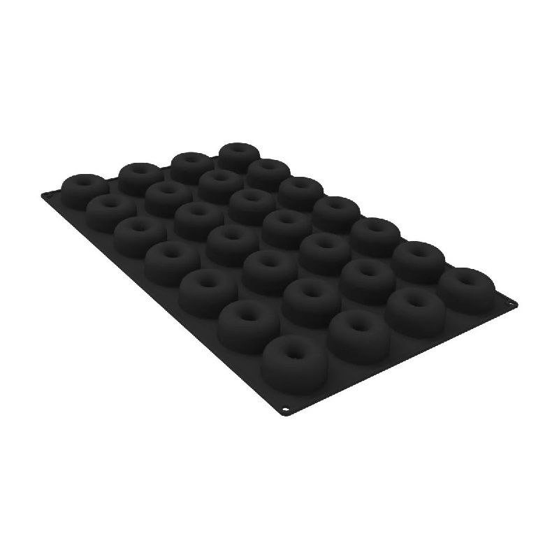 Forma Silicon Donuts Monoportii Ø 7 x H 3.2 cm, 28 cavitati, 100 ml (SQ094) [2]