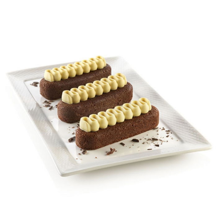 Forma Silicon Ecler Pop 13 x 3.8 x H 4 cm, Kit 2 forme x 6 cavitati x 140 ml [4]