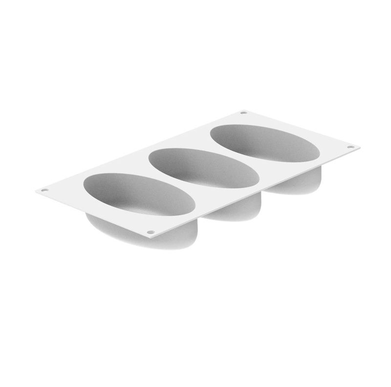 Forma Silicon Ellipse 14.8 x 7.6 x H 4 cm, 3 cavitati x 335 ml [3]