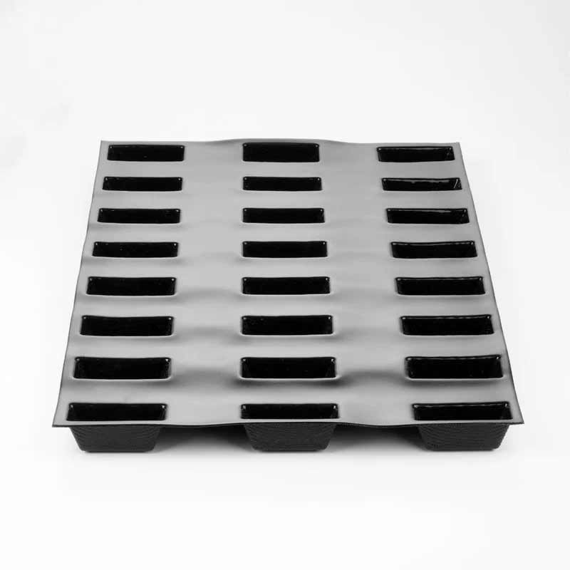 Forma Silicon Fiberform 60x40cm 24 cavit. Dreptunghi 8 x 3 x H 3 cm, 55 ml [2]