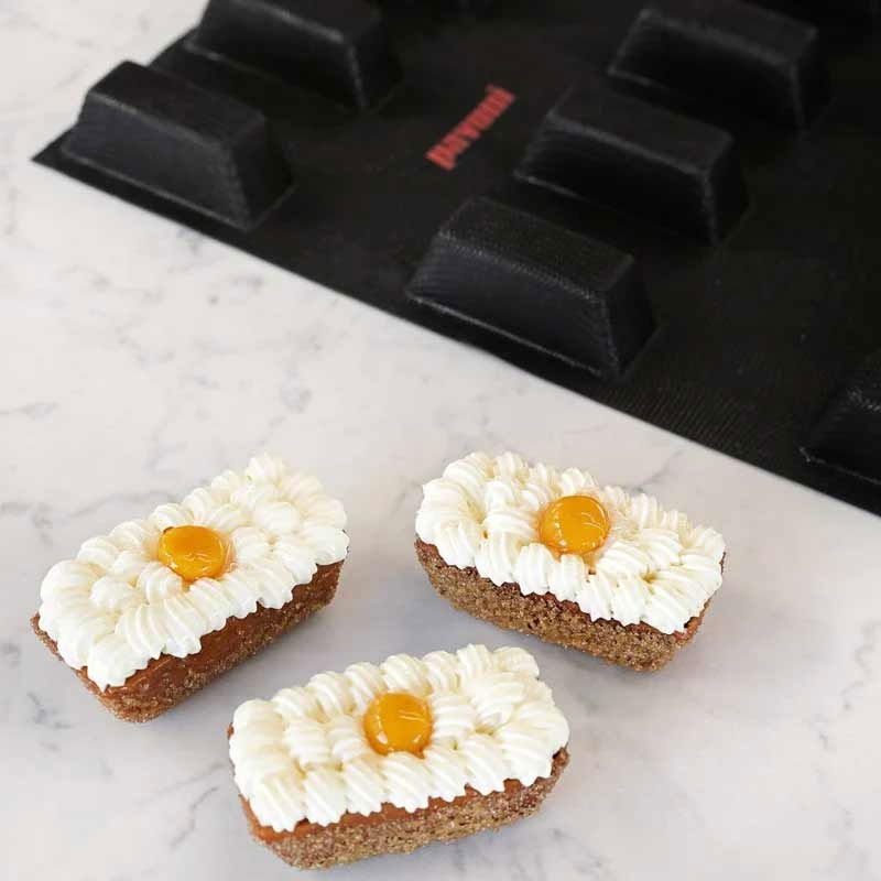 Forma Silicon Fiberform 60x40cm 24 cavit. Dreptunghi 8 x 3 x H 3 cm, 55 ml [1]