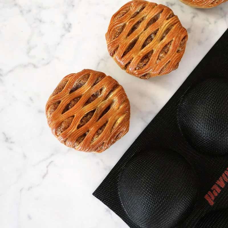 Forma Silicon Fiberform 60x40cm 24 cavit. Semisfera Ø 8 x H 4 cm, 130 ml [1]