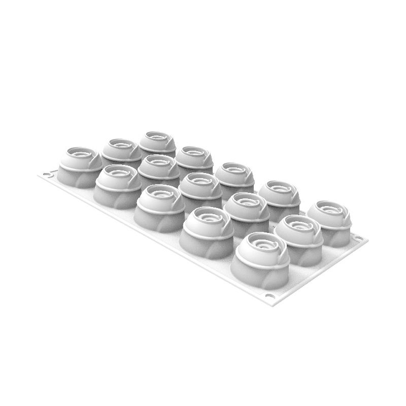 Forma Silicon Givre 30 Ø 4 x H 3 cm, 15 cavitati x 30 ml [2]