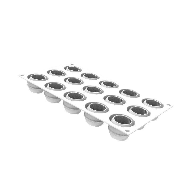 Forma Silicon Givre 30 Ø 4 x H 3 cm, 15 cavitati x 30 ml [4]