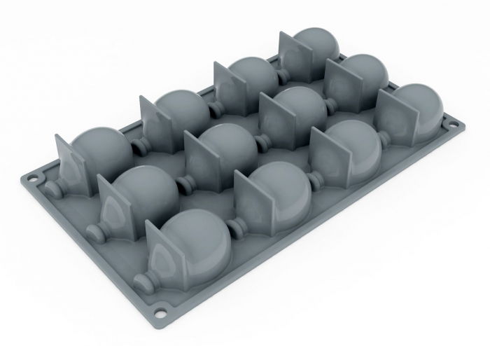 Forma Silicon Gourmand Baloane 6.6 x 4.3 x H 3.4 cm, 12 cavitati [4]