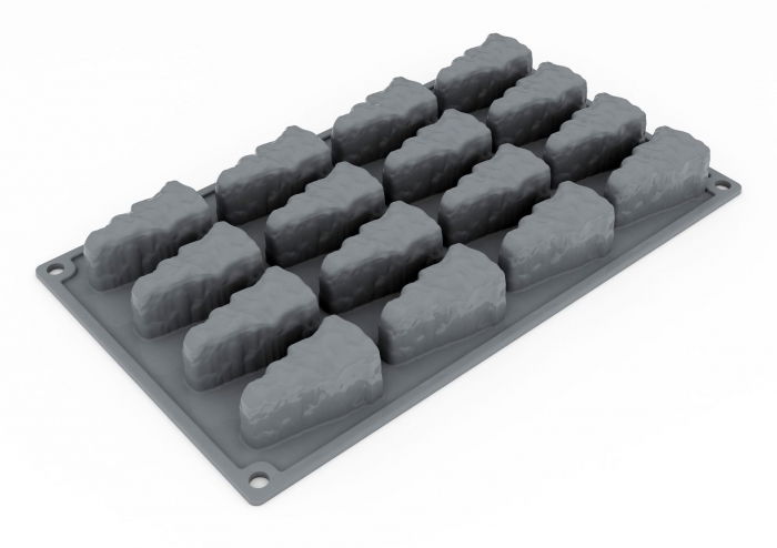 Forma Silicon Gourmand Cheese 5.7 x 3 x H 2.7 cm, 16 cavitati [3]