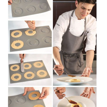 Forma Silicon Gourmand Disc mare Ø 11 x H 0.35 cm, 6 cavitati [3]