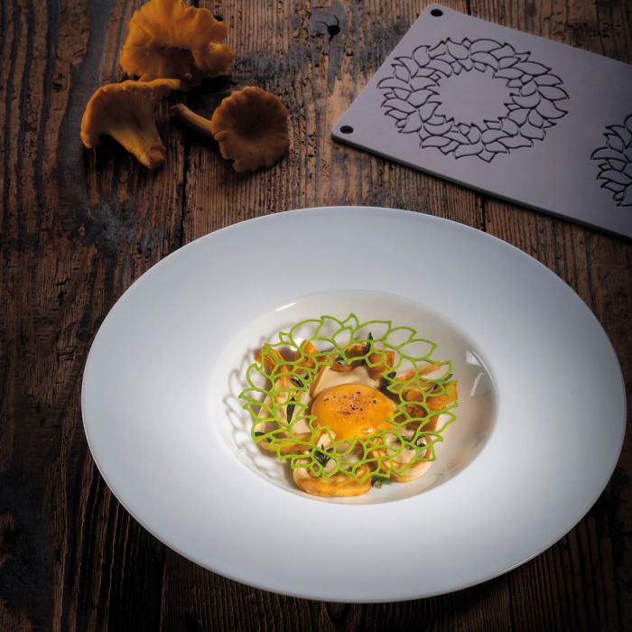 Forma Silicon Gourmand Forma Rotunda Frunze Ø 11.5 x H 0.15 cm, 3 cavitati [3]