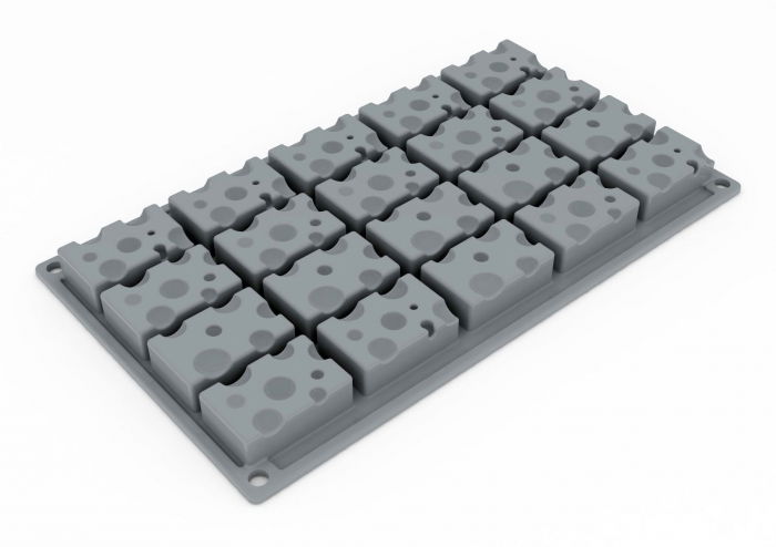 Forma Silicon Gourmand guyere 5 x 3.1 x H 1.8 cm, 20 cavitati [3]