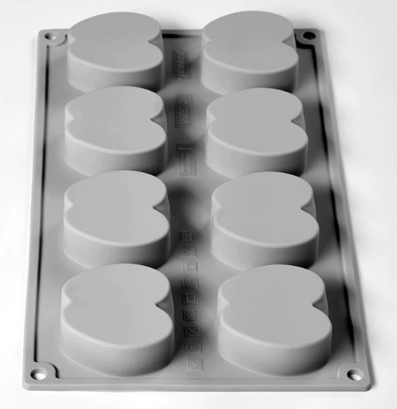 Forma Silicon Gourmand Jumatate de Mar 5.8 × 5.5 × H 2.2 cm, 8 cavitati [2]