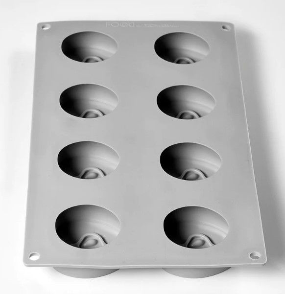 Forma Silicon Gourmand Jumatate de Mar 5.8 × 5.5 × H 2.2 cm, 8 cavitati [3]