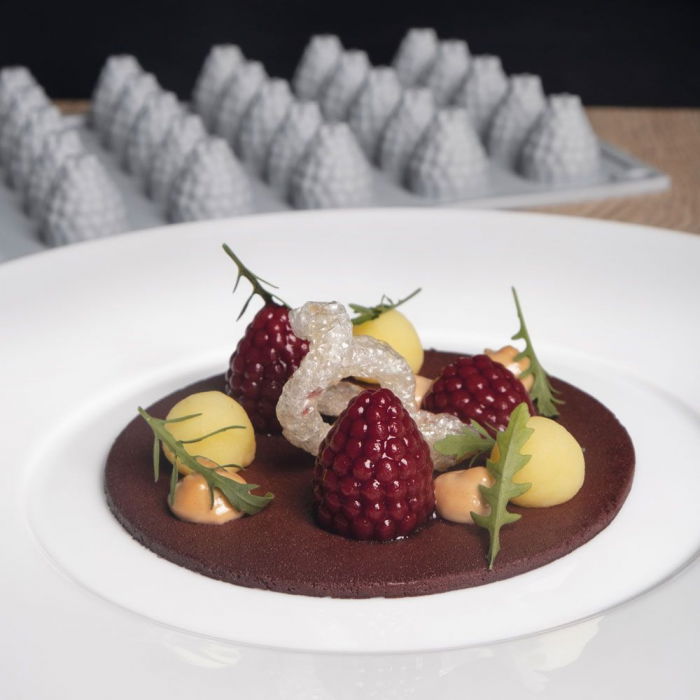 Forma Silicon Gourmand Mure/Zmeura Ø 2.4 x H 2.7 cm, 35 cavitati [4]