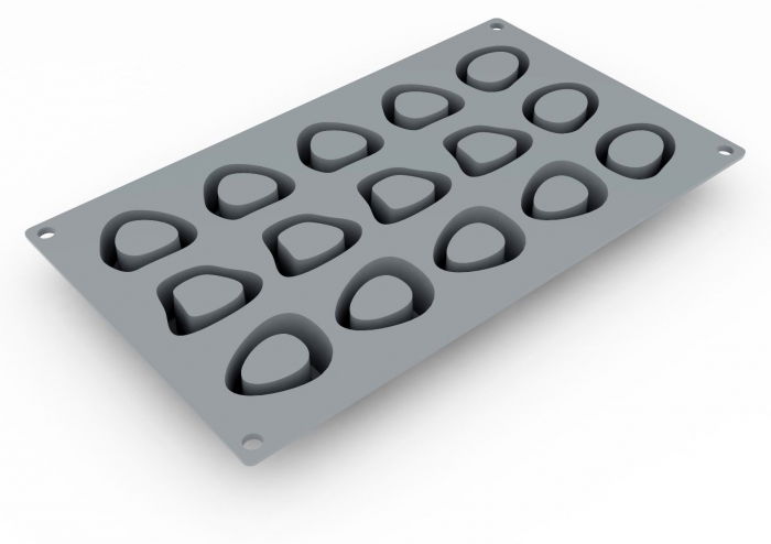 Forma Silicon Gourmand Ossobuco 4.8 x 4 x H 2.3 cm, 15 cavitati [5]