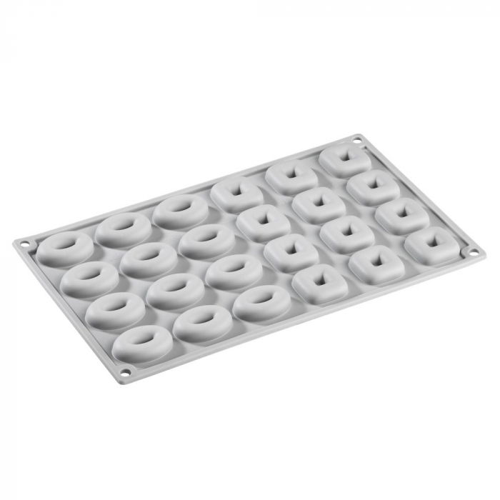 Forma Silicon Gourmand Oval 4 x 2.8 x H 1 cm/Patrat 3.1 x 3.1 x H 1 cm, 24 cavitati [2]