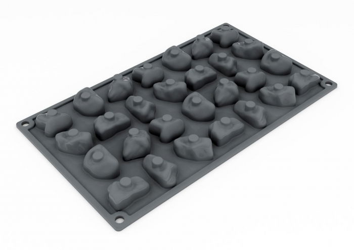 Forma Silicon Gourmand Pietricele 3.9 x 2.9 x H 1.8 cm, 28 cavitati [2]