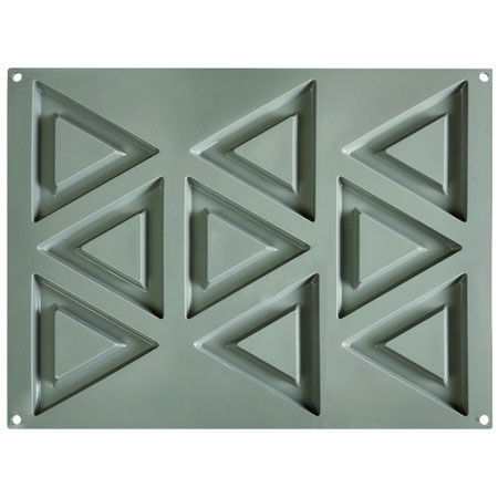 Forma Silicon Gourmand Triunghi 12 x 12 x H 1 cm, 9 cavitati [2]