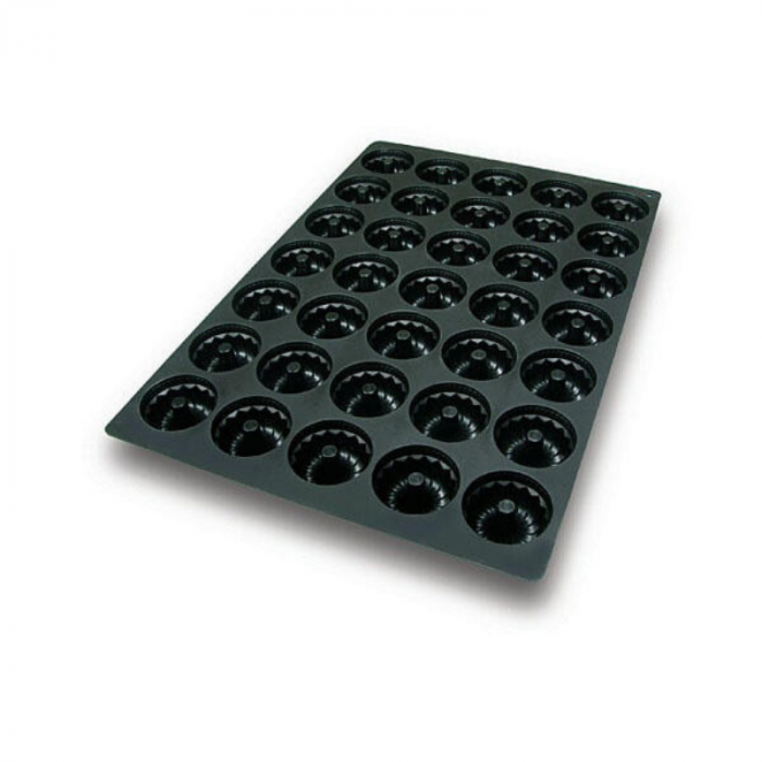 Forma Silicon Gugelhopf Monoportii Ø 6 x H 3.75 cm, 35 cavitati, 80 ml (SQ049) [2]