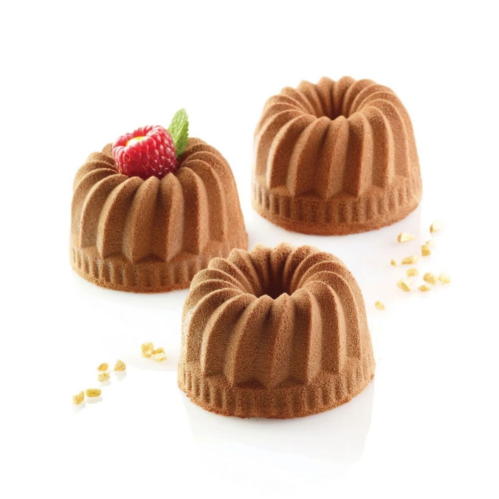 Forma Silicon Gugelhopf Monoportii Ø 7.2 x H 3.5 cm, 35 cavitati, 90 ml (SQ011) [1]