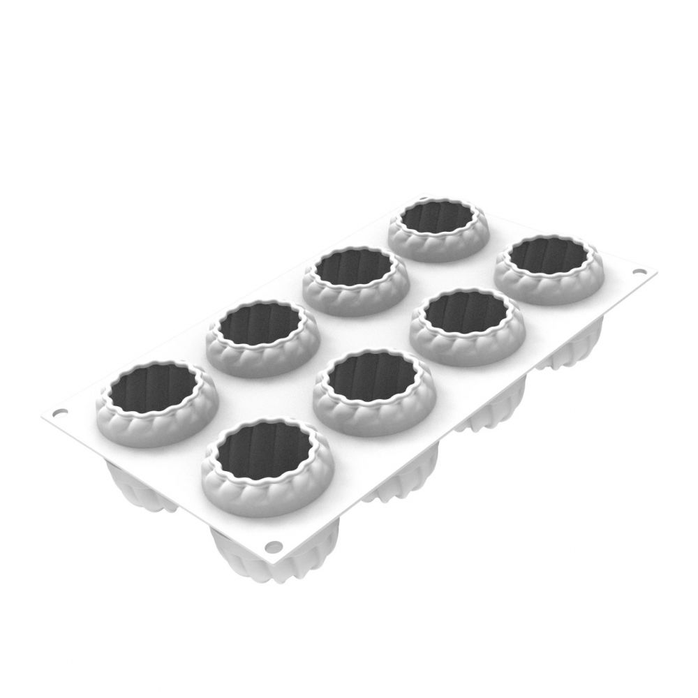 Forma Silicon Harmony Ø 6 x H 6.7 cm, 8 cavitati x 150 ml [2]