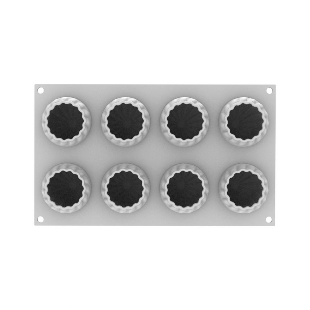 Forma Silicon Harmony Ø 6 x H 6.7 cm, 8 cavitati x 150 ml [4]