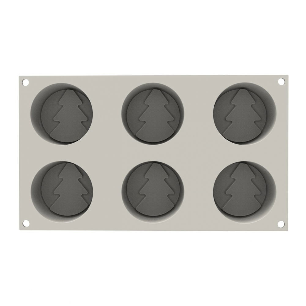 Forma Silicon Iarna Ø 7 x H 3 cm, 6 cavitati x 108 ml [3]