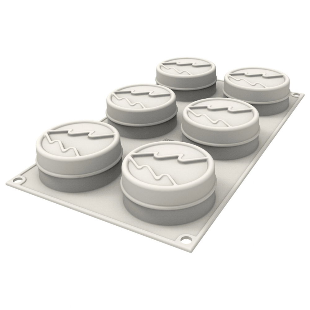 Forma Silicon Iarna Ø 7 x H 3 cm, 6 cavitati x 108 ml [2]