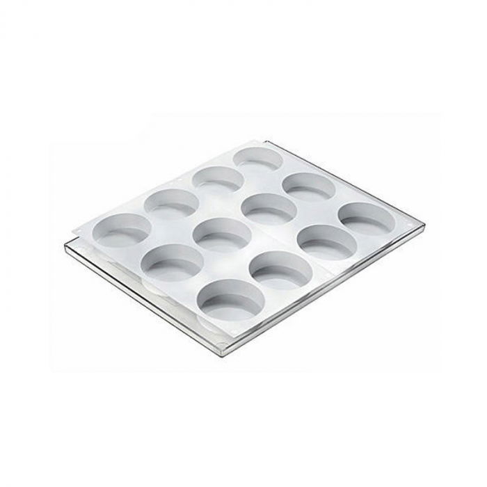 Forma Silicon Inghetata Discotto, 2 forme silicon x 6 cav. Ø 7.65 x H 2.5 cm, 114 ml (BISC02-SF120) [1]