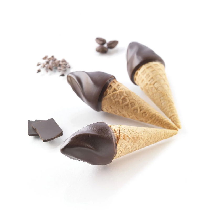 Forma Silicon Inghetata / Mignon Fiamma, 3 forme silicon x 26 cavitati Ø 3 x H 3.5 cm, 12.5 ml [1]