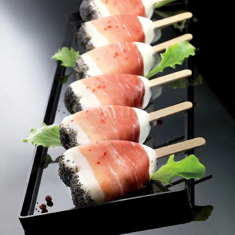 Forma Silicon Inghetata Mini Heart-IC, 2 forme x 6 cav. 5.5 x 6.8 x H 1.8 cm, 45 ml, 50 bastonase [7]