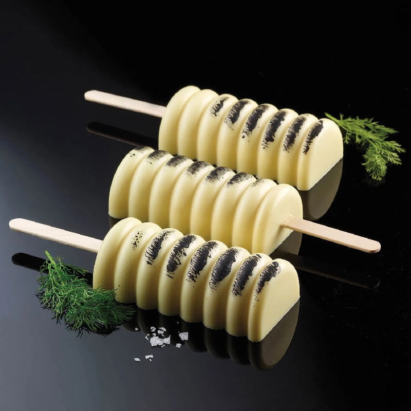 Forma Silicon Inghetata Mini Tango GEL04M, 4 cavitati x 9.1 x 8.5 x H 2.3 cm, 36 ml, 50 bastonase [5]