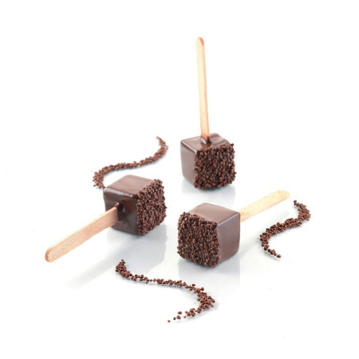 Forma Silicon Inghetata / Monoportie Kube 2 x 2 x H 2 cm, 2 x 15 cavitati, 8 ml [1]