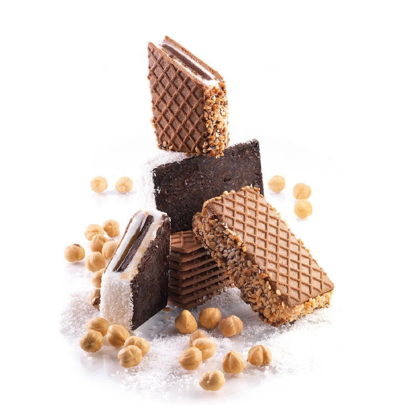 Forma Silicon Inghetata Sandwich Biscuit, 2 forme silicon x 7 cav. 8.7 x 4.8 x H 4.8 cm, 97 ml (BISC01) [1]