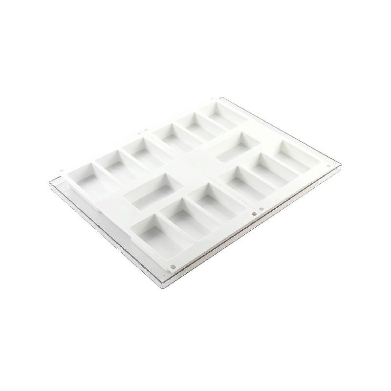 Forma Silicon Inghetata Sandwich Biscuit, 2 forme silicon x 7 cav. 8.7 x 4.8 x H 4.8 cm, 97 ml (BISC01) [2]