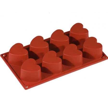 Forma Silicon Inima Ø6.5xh3.5 cm, 8 cavitati [1]