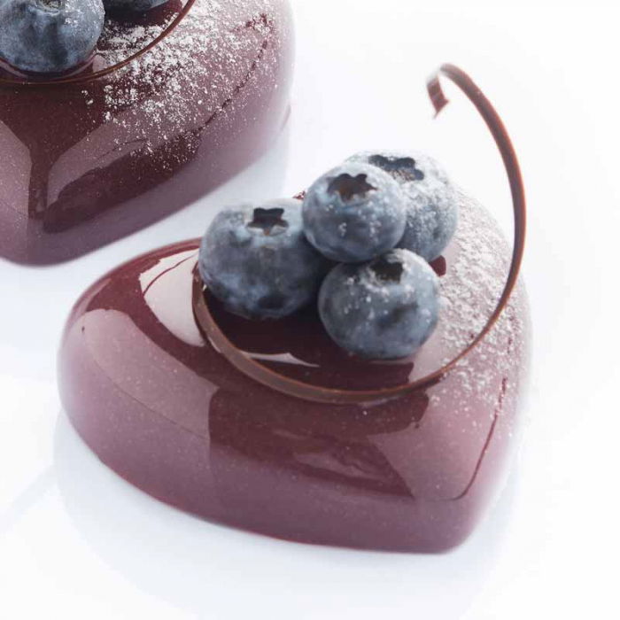 Forma Silicon Inima 7.45 x 6.8 x H 3 cm, 6 cavitati, 89 ml [1]